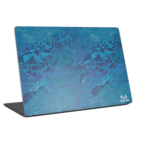 RealTree WAV3 Blue Camo Universal Laptop 16in (13 x 9.4in) Skin